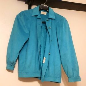 Da-Rue of California UltraSuede Facile Jacket Sz Med
